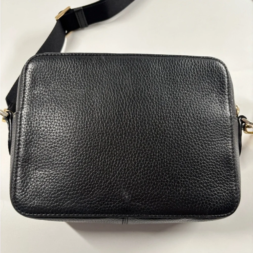 Kate Spade New York Hayes‎ Street Black Tassel Crossbody Bag Leather Minimalist